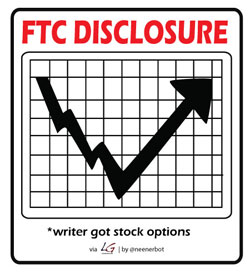 FTC Disclosure: Writer Got Stock Options