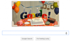 Google 13th Birthday Doodle